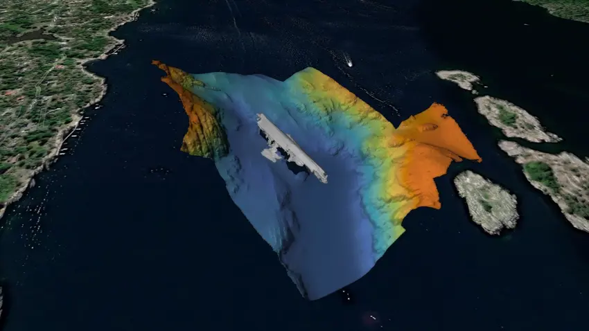 Nye undervannsbilder av Blücher